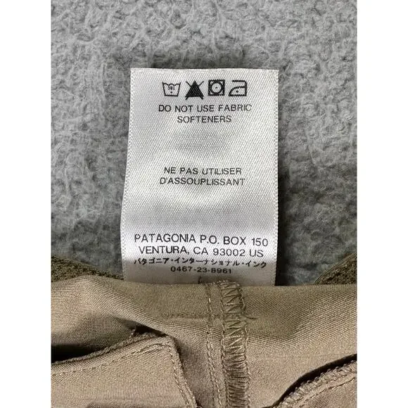 Patagonia Happy Hike Shorts 5" Womens 14 Ash Tan Outdoor Hiking 50+ UPF Gorpcore - Picture 6 of 7